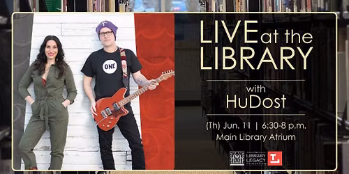 Live at the Library with HuDost