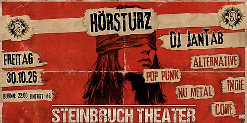 H\u00f6rsturz - Alternative, Nu Metal & Pop-Punk mit DJ JanTab