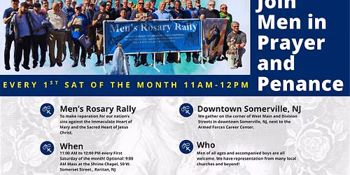 Men's Rosary Rally | Downtown Somerville