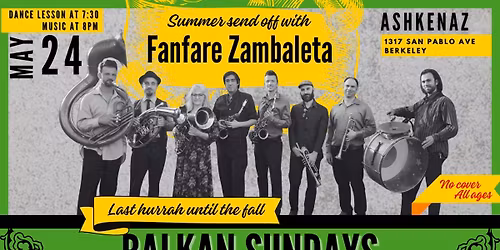 Balkan Sundays (FREE Balkan Jam)