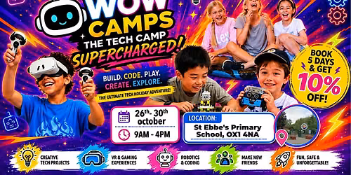 Oxford October Half Term Tech Camp