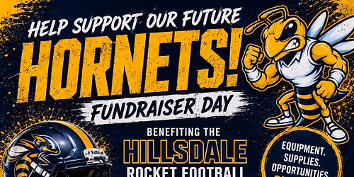 \ud83c\udfc8 Hillsdale Rocket Football Fundraiser at Healthies of Hillsdale \ud83d\udc99\ud83d\udc9b