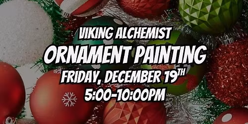 Paint & Sip - Christmas Ornaments