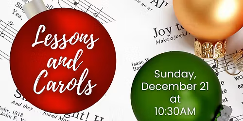 Lessons And Carols