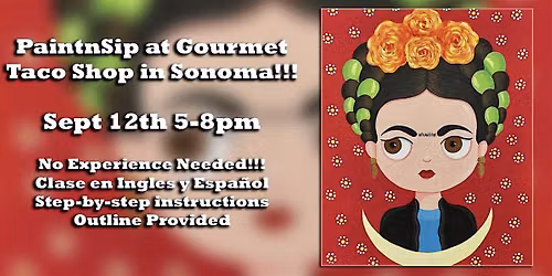 PaintnSip at Gourmet Taco Shop