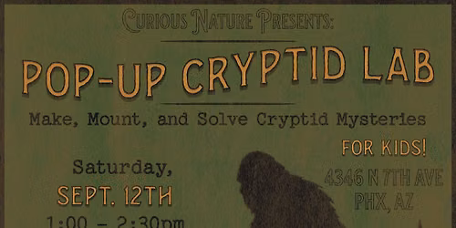 Pop-Up Cryptid Lab