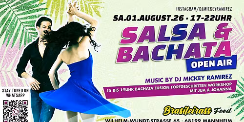 Salsa & Bachata Open Air \u2605 Workshop + Party