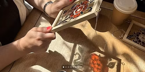 Shrewsbury Arts & Crafts - Floral glass painting workshop