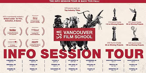 Vancouver Film School Info Session | Los Angeles, CA - Sept. 28, 2026