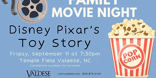 Movie Night on Temple Field: Disney Pixar's "Toy Story"