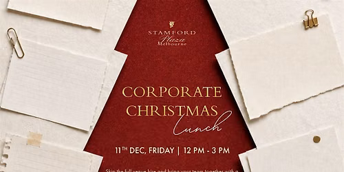 Corporate Christmas Buffet Lunch | Stamford Plaza Melbourne