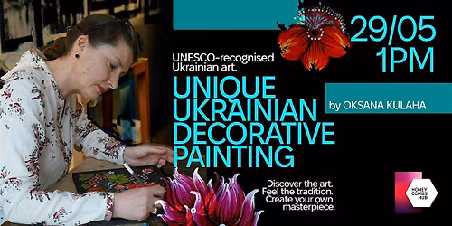 Unique Ukrainian Decorative Painting (Petrykivka painting)