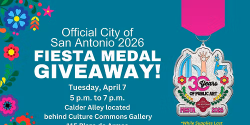 2026 City of San Antonio Fiesta Medal Distribution