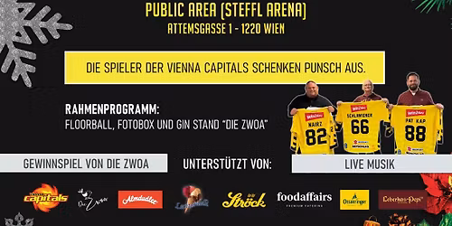 Nairz-Kapusta-SchlaWIENer\/Punschstand-Fanfest\/18.11\/17:00
