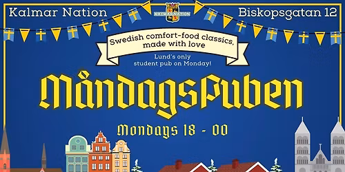M\u00e5ndagspuben | Kalmar Nation