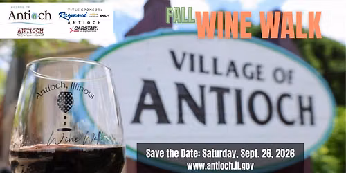 2026 Village of Antioch Fall Wine Walk