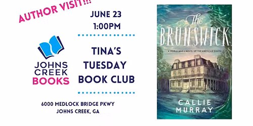 AUTHOR VISIT!! Tina's June Book Club Meets With Author Callie Murray!