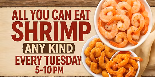 All You Can Eat Shrimp at Jojo's Rawbar & Grill