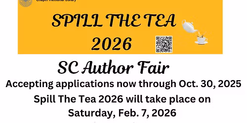 Spill The Tea 2026 SC Author Fair