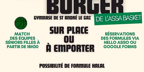 Soir\u00e9e burger ASSA BASKET
