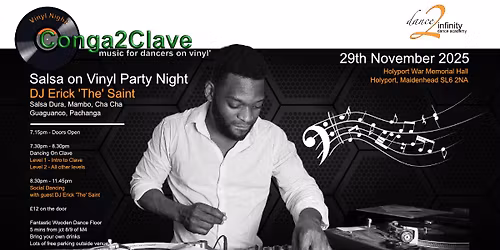Conga2Clave - Salsa On Vinyl guest DJ Erick 'The Saint'