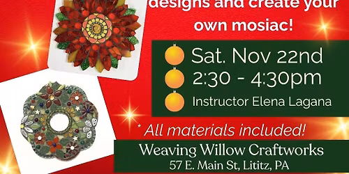 Christmas Mosaic Workshop