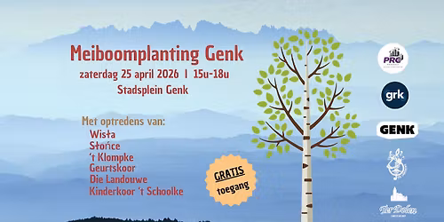 Meiboomplanting Genk 2026