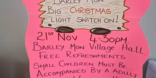 CHRISTMAS LIGHT SWITCH ON @ BARLEY MOW VILLAGE HALL