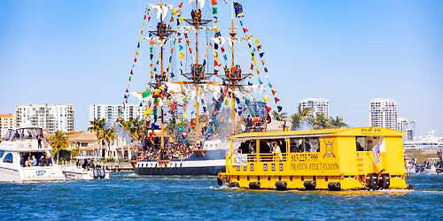 Gasparilla Invasion on Pirate Water Taxi | Things to do for Gasparilla in Tampa