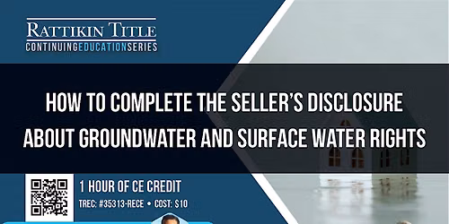 How to Complete the Seller's Disclosure About Groundwater and Surface Water