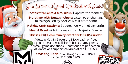StoneRidge Breakfast with Santa & Friends