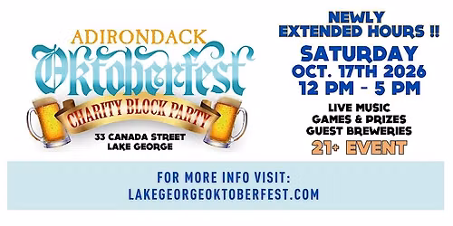 2026 Adirondack Oktoberfest for Charity