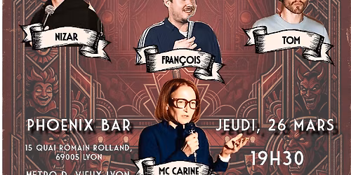 Grot\u00e8s Comedy Klub @Phoenix Bar, Lyon 5