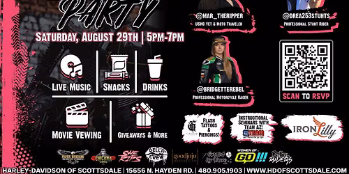 Women's Garage Party | SATURDAY | AUGUST 29TH