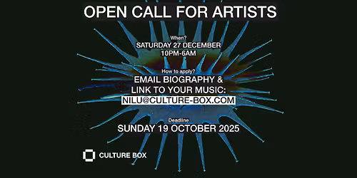 Open Call for Artists