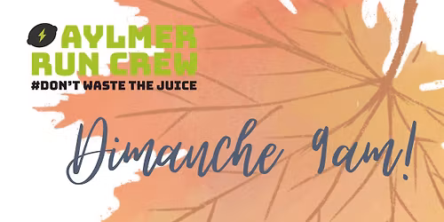 SUNDAY RUN MEETUP 9AM