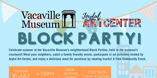 Block Party: Backyard Critters!