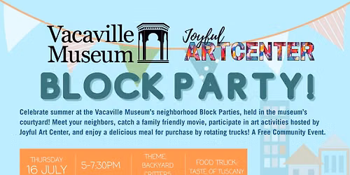 Block Party: Backyard Critters!
