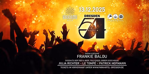 DRESDEN 54 PARTY - Kakadu Bar im Parkhotel Dresden