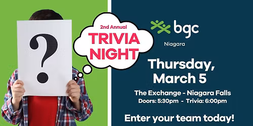 2nd Annual Trivia Night