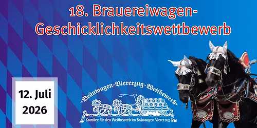 18. Brauereiwagen-Geschicklichkeitsfahren