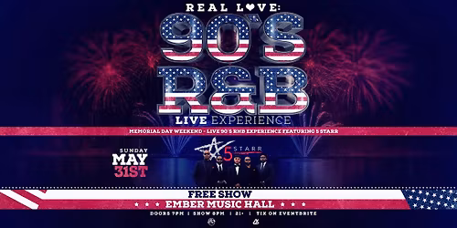 Real Love: 90s R&B Live Experience at Ember Music Hall