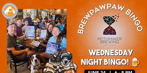 Bingo for Animals at Mythmaker Brewing \ud83c\udf89