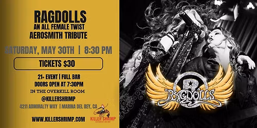 RAGDOLLS an all Female Aerosmith Tribute (5\/30\/26)