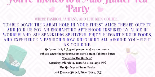 Mad Hatter Tea Party and Fashion Show