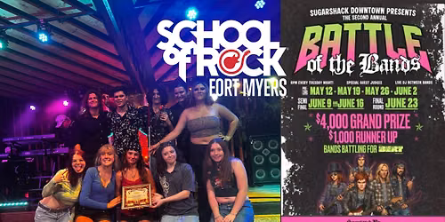 School of Rock Fort Myers at the Sugarshack Semi-Finals!