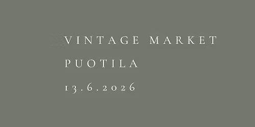 Vintage Market Puotila