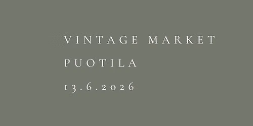 Vintage Market Puotila
