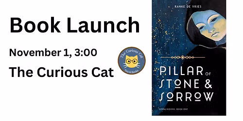 Book launch of Ranke de Vries' debut novel Pillar of Stone & Sorrow