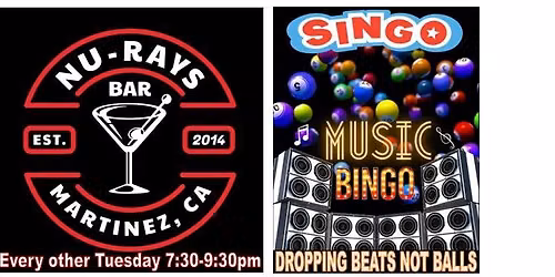 Singo "Music Bingo" Game Night at Nu-Rays Bar in Martinez